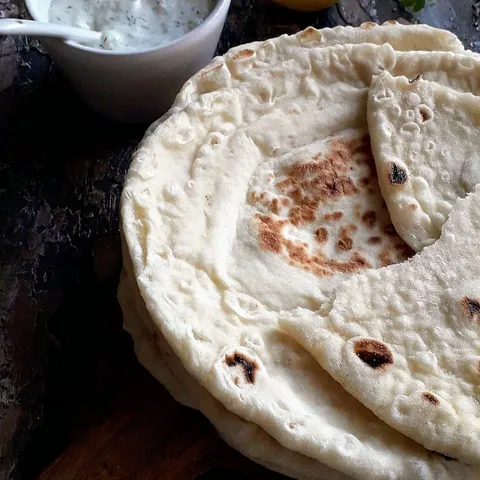 Flatbread or Greek Pocketless Pitta Bread