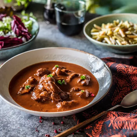 Venison goulash