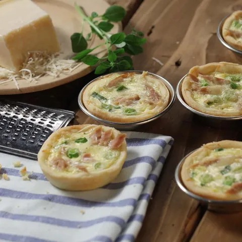 Zeleninové mini quiche