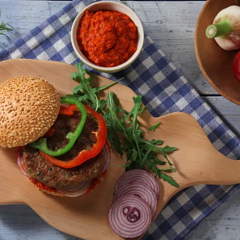 Krůtí hamburger