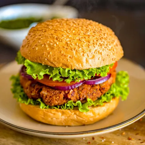 Lahodný vegánsky burger