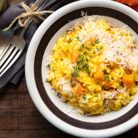 Dýňové risotto