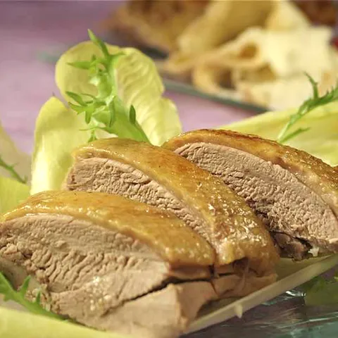 Kačica s cestovinou “mlinci”