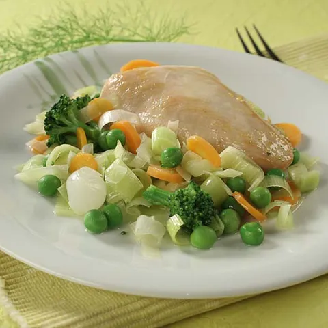 Pui cu legume