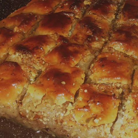 Baklava od domaćih kora sa  čokoladom i pomorandžom