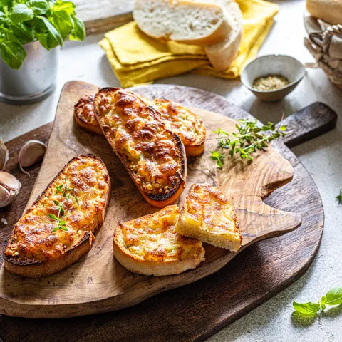 Zapečeni kruh sa sirom i češnjakom