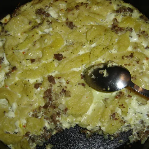 Zapečeni žličnjaci s mesom