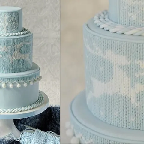 "Cable-knit" torte za zimsko doba i blagdane