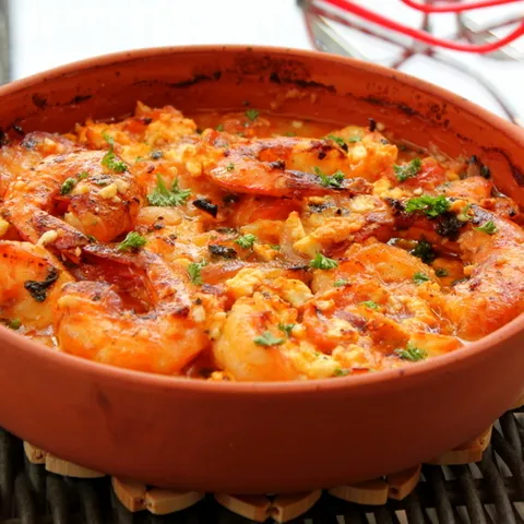 Prawn Saganaki