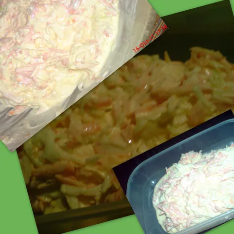 Kolso salata(kupus, mrkva, majoneza....)
