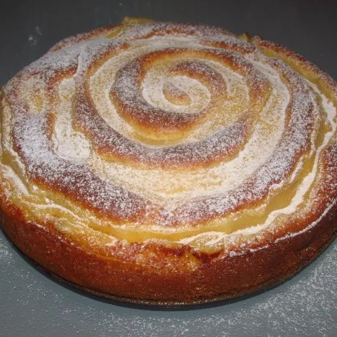 Apfelkuchen mit Vanillecreme
