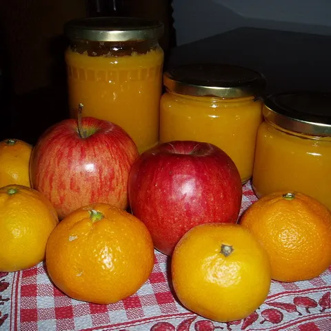 Darovi  jeseni- Džem od jabuka i mandarina....