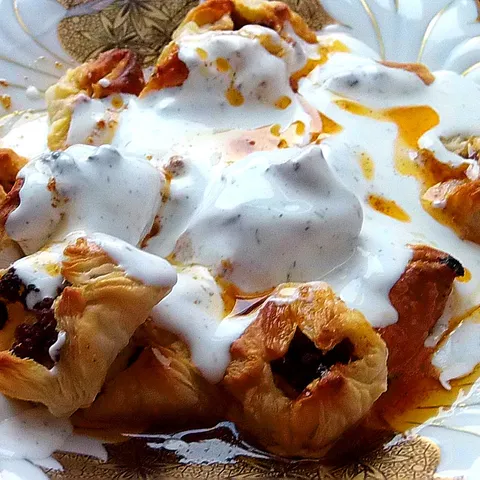 Milföy Mantı/manti od lisnatog tijesta