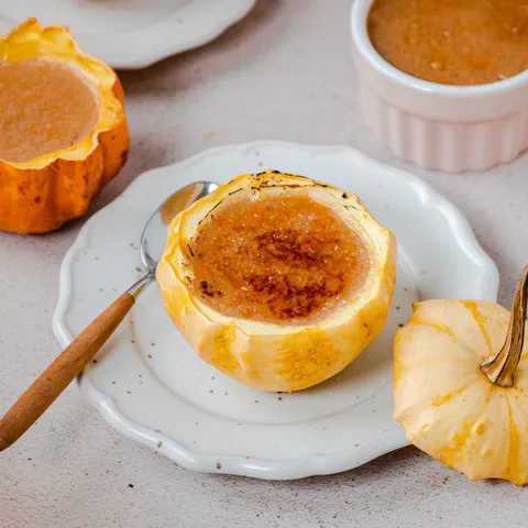 Crème brûlée s bundevom