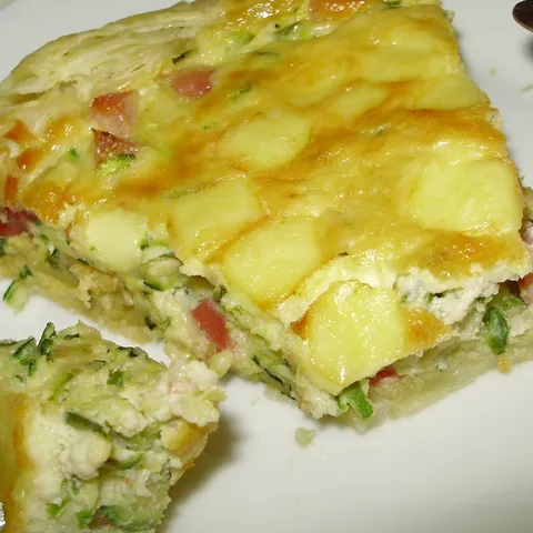 Quiche sa tikvicama i sušenim rajčicama