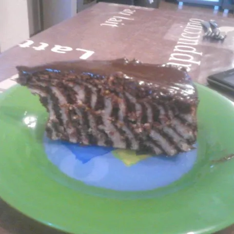 Veganski zebra kolač