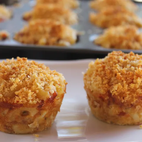 Macaroni and cheese muffins...