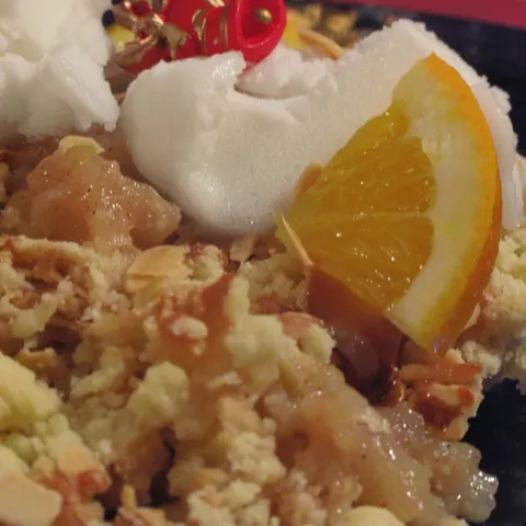 Apple crumble