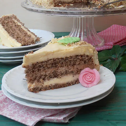 Torta od oraha i vanilije
