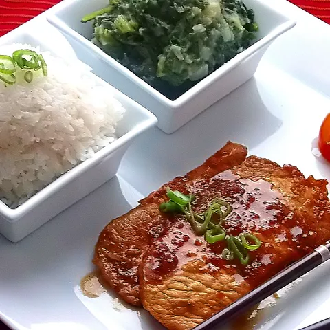 Shogayaki(japansko slatko meso s đumbirom)