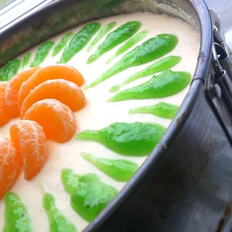 Desert sa pireom od suhih smokvi i moussom od mandarina