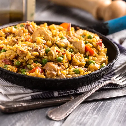 Paella s kuracím mäsom